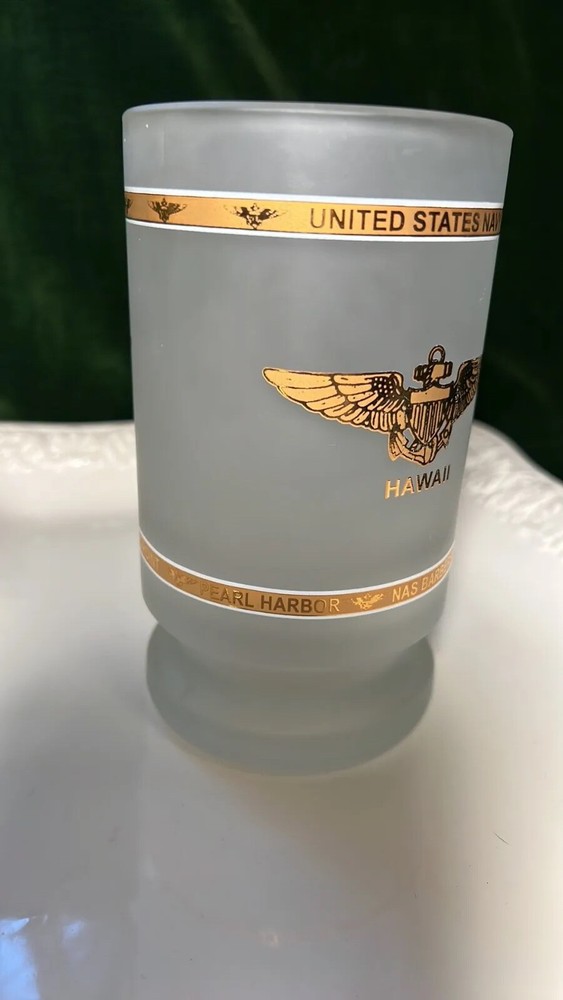 Navy Pilot Frosted Beer Mug from Hawaii