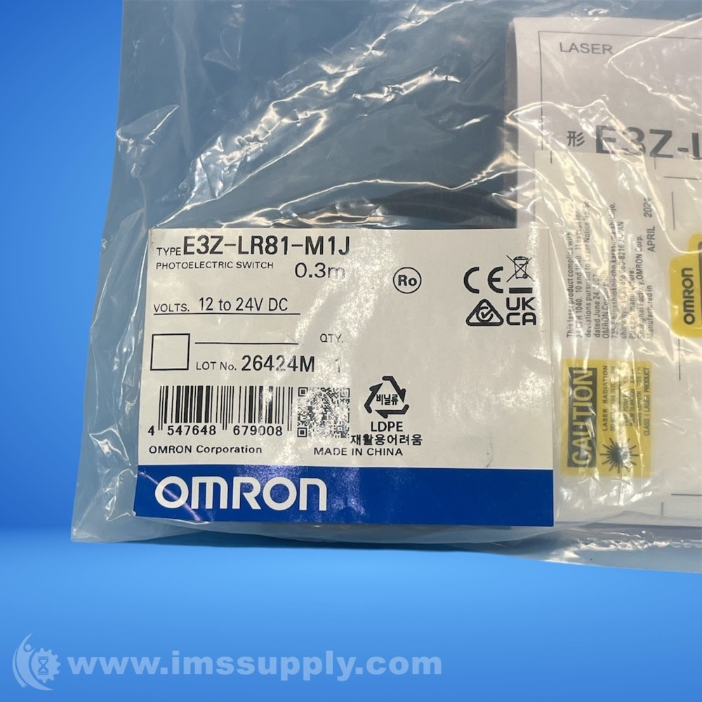 Omron E2Z-LR81-M1J Photoelectric Sensor FNFP