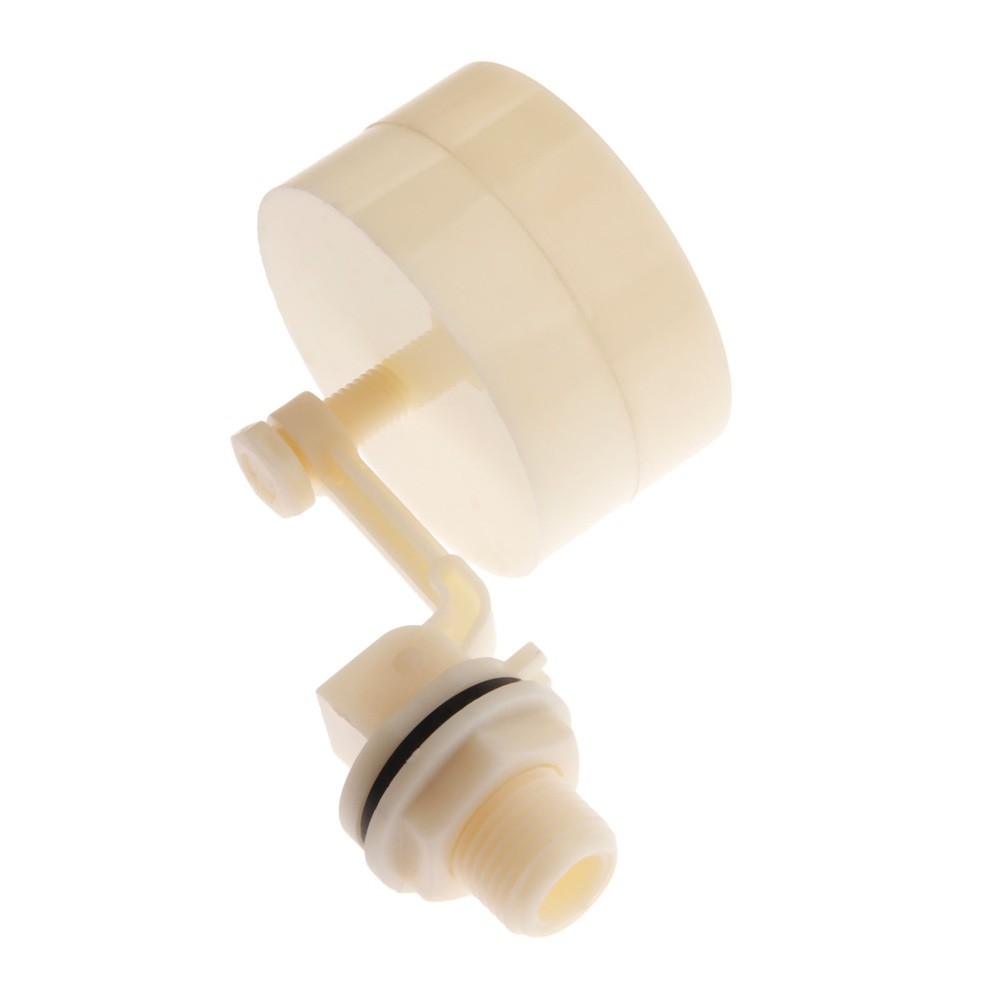 1Pc 1/2" Plastic Automatic Float Ball Valve DN15T Tank Tower Water Level Control