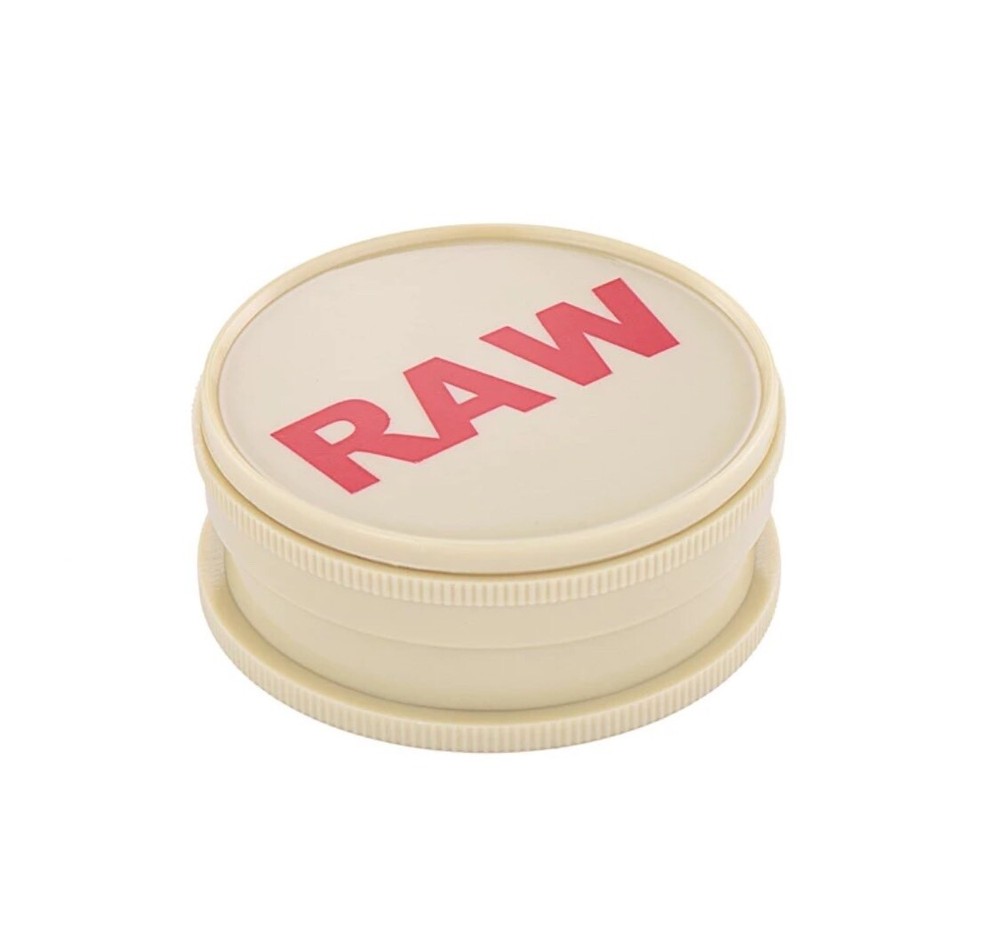 RAW Yellow Plastic Kitchen Spice Grinder 60mm Manual Crusher