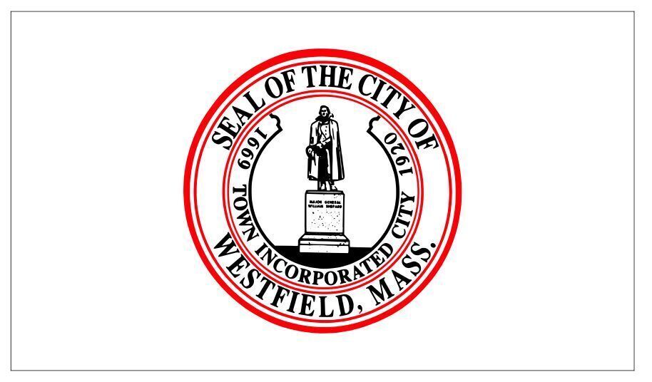 Westfield Massachusetts Flag Sticker Decal