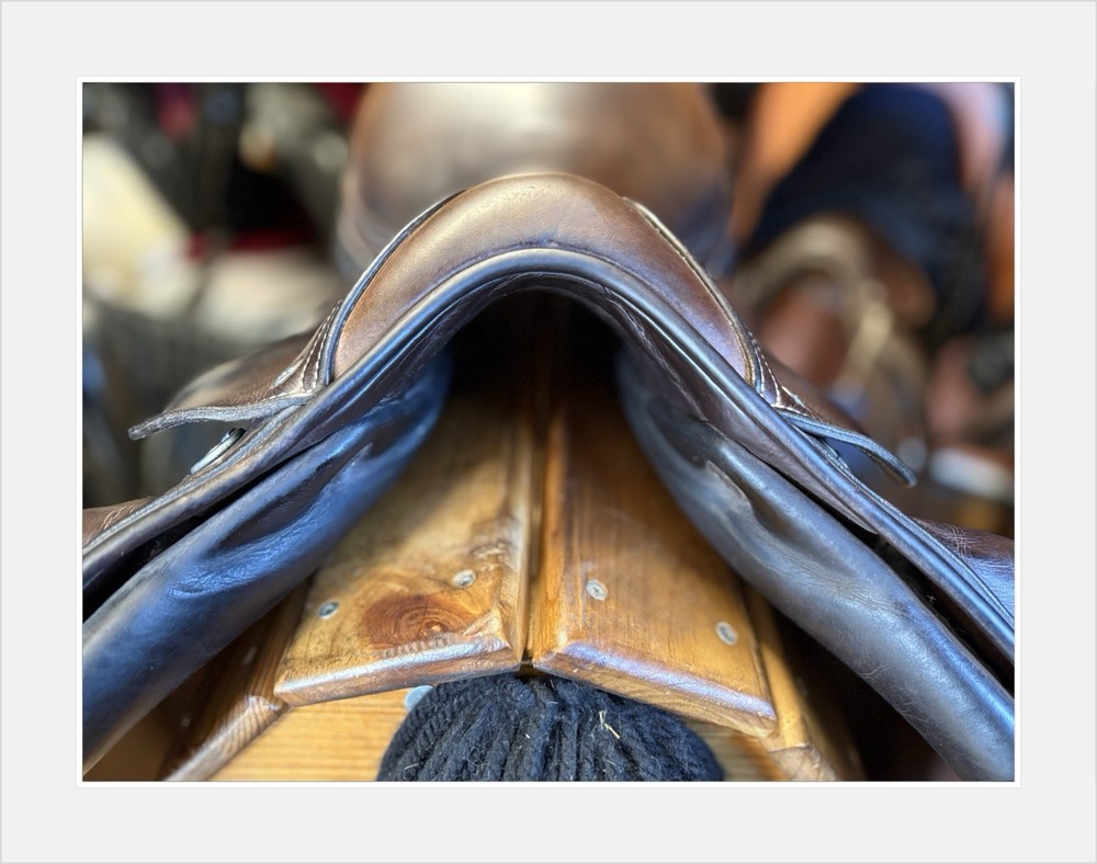 Voltaire Essential jump Saddle. 17.5” Interchangeable