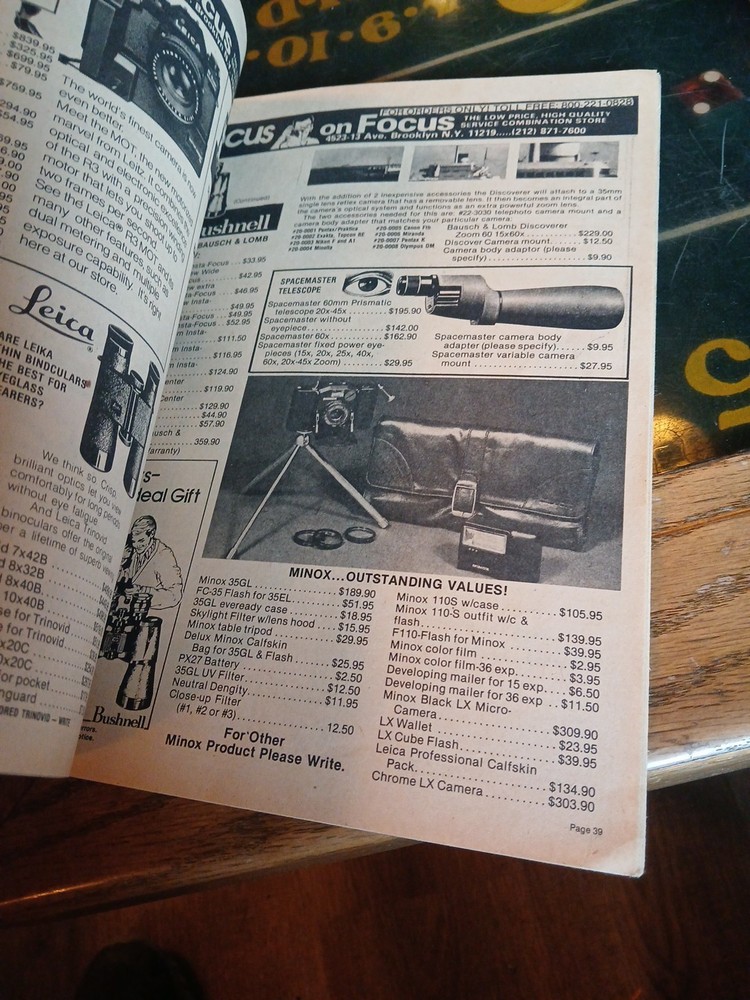 VINTAGE HONEST ABE'S FOCUS ELECTRONICS ELECTRONICS CATALOG