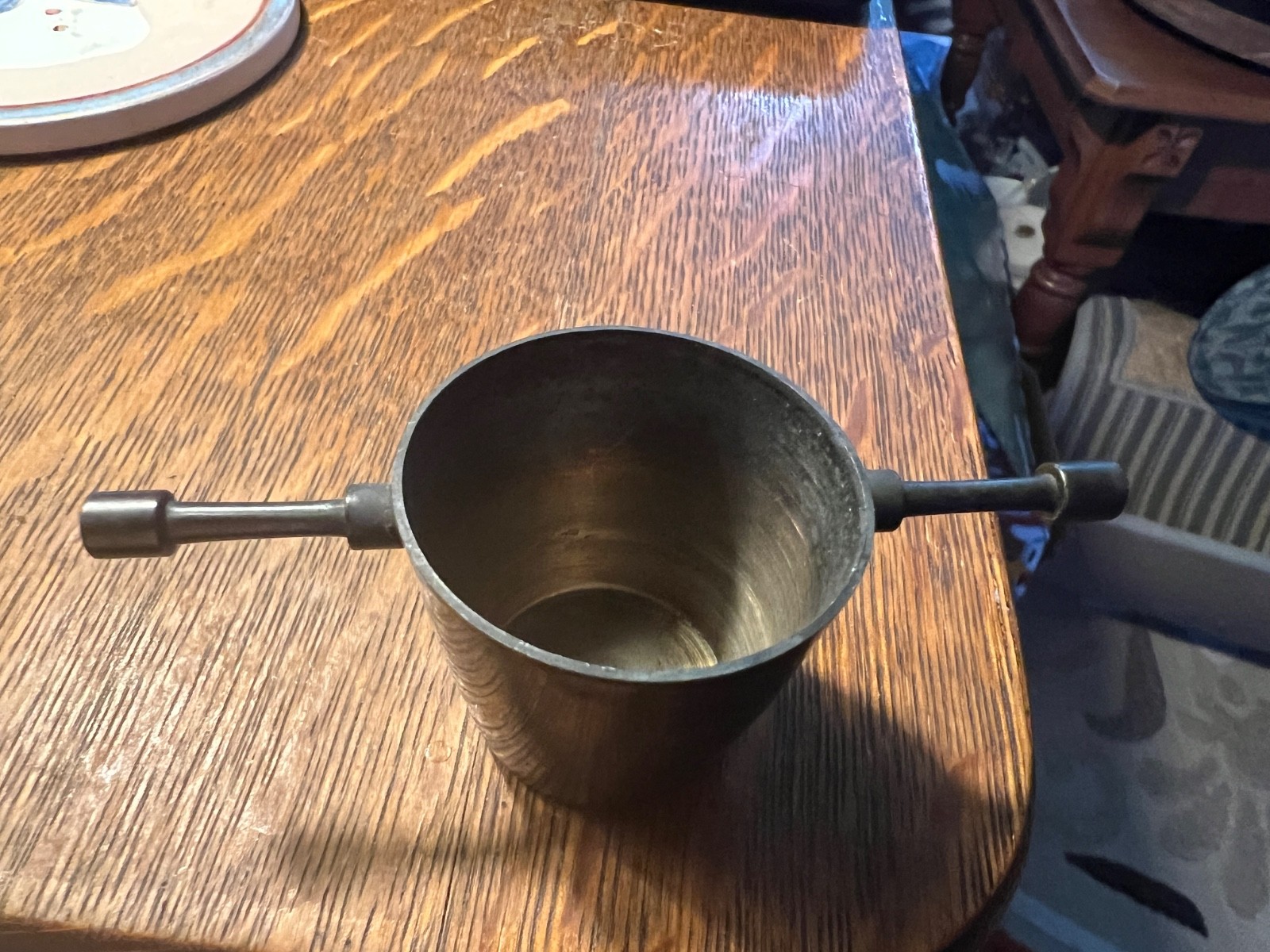 Vintage Silver Plate Jigger Bottoms Up Rollover Tipping Silverplated - 2 oz