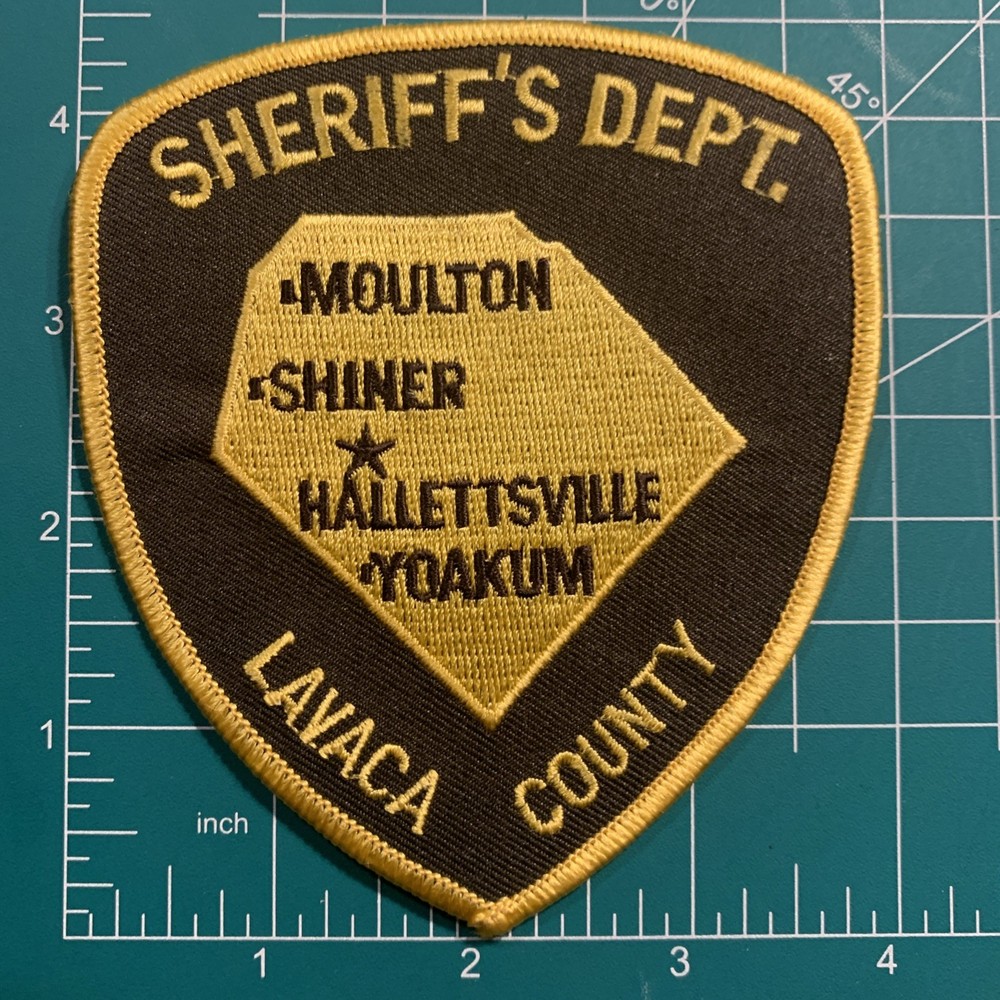 LAVACA COUNTY TEXAS TX SHERIFF POLICE PATCH 8L