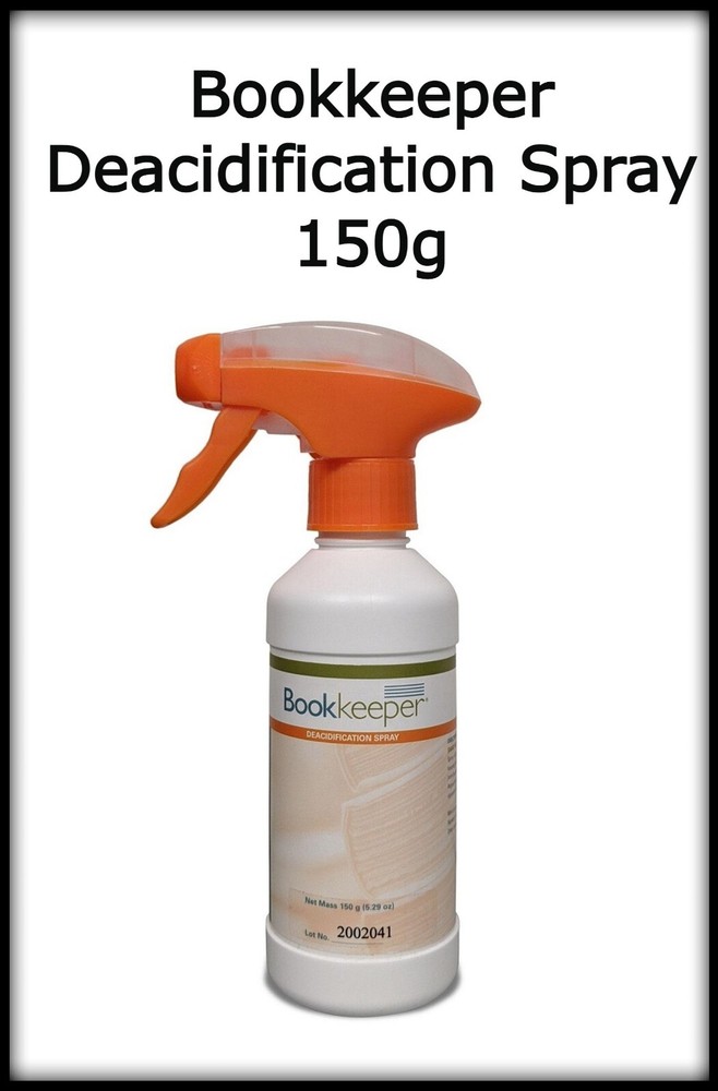 Bookkeeper Deacidification Spray Safe For Documents/Maps/Poster 150g