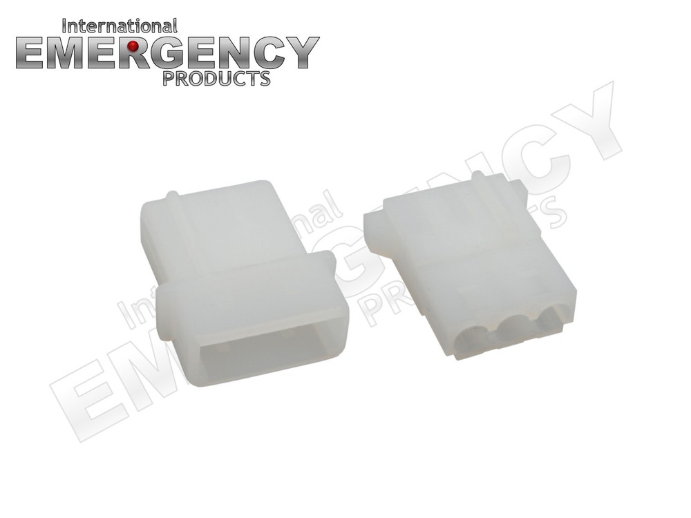 25' ft Strobe Cable 3 Wire Power Supply Shielded for Whelen Federal Signal Code3