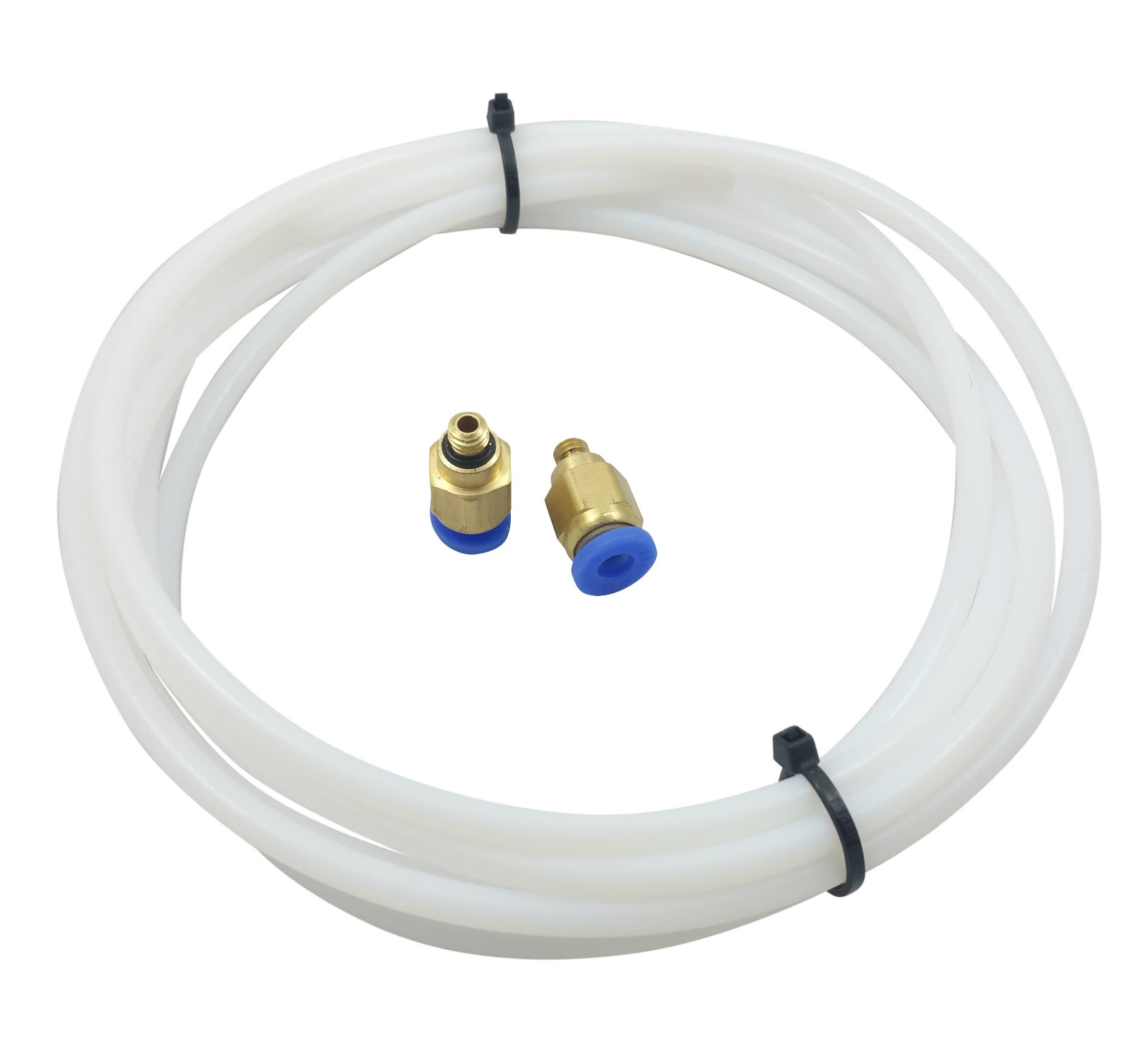 2M 4M Teflon Tubing Bowden PTFE Tube Filament Guide + Fittings for 1.75 or 3mm