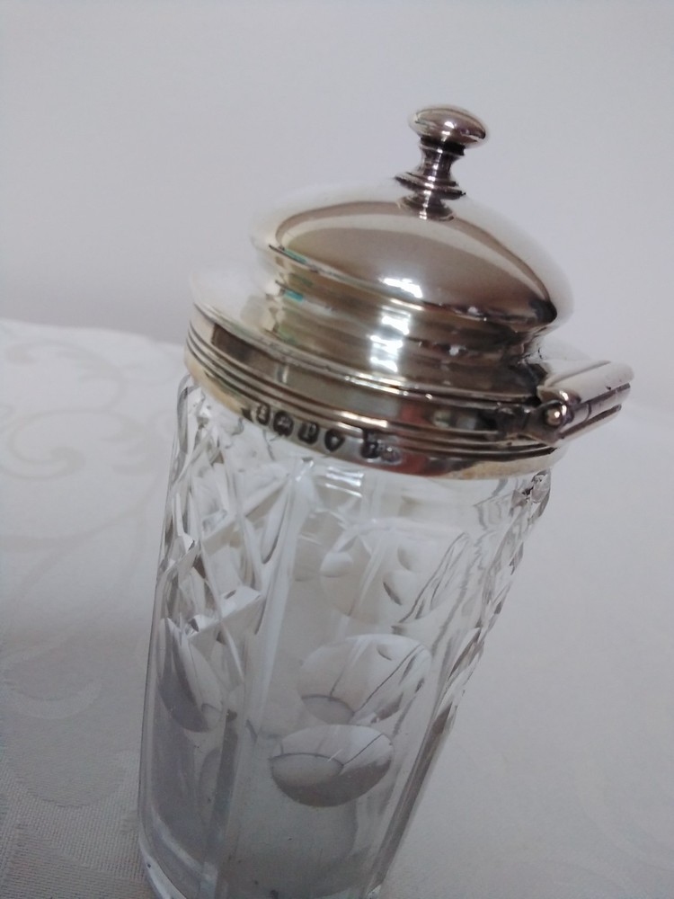 1830 Sterling Silver Mustard Pot, Barnards
