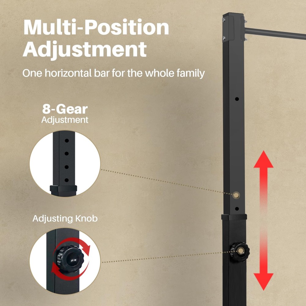 Pull Up Station, Power Tower Portable Pullup Bar Station, Pull Up Bar for Hom...