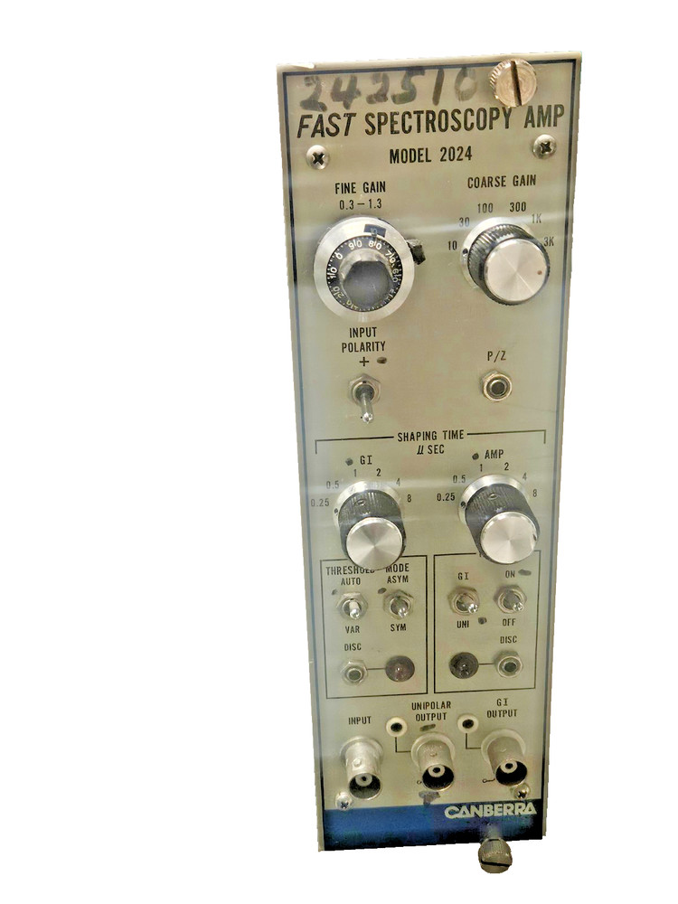 Canberra Model 2024 Fast Spectroscopy Amplifier Module Nuclear Electronics