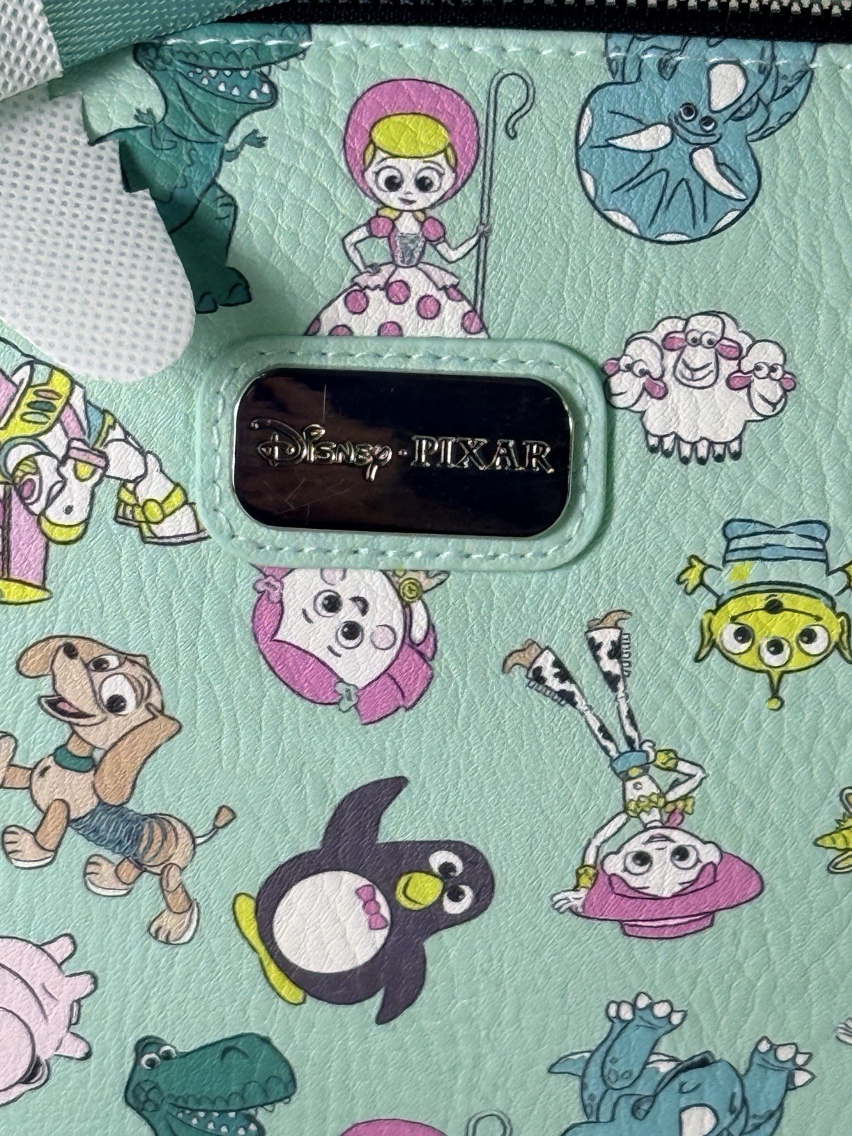 Disney Pixar Toy Story Characters Crossbody Bag Mint Green NWT