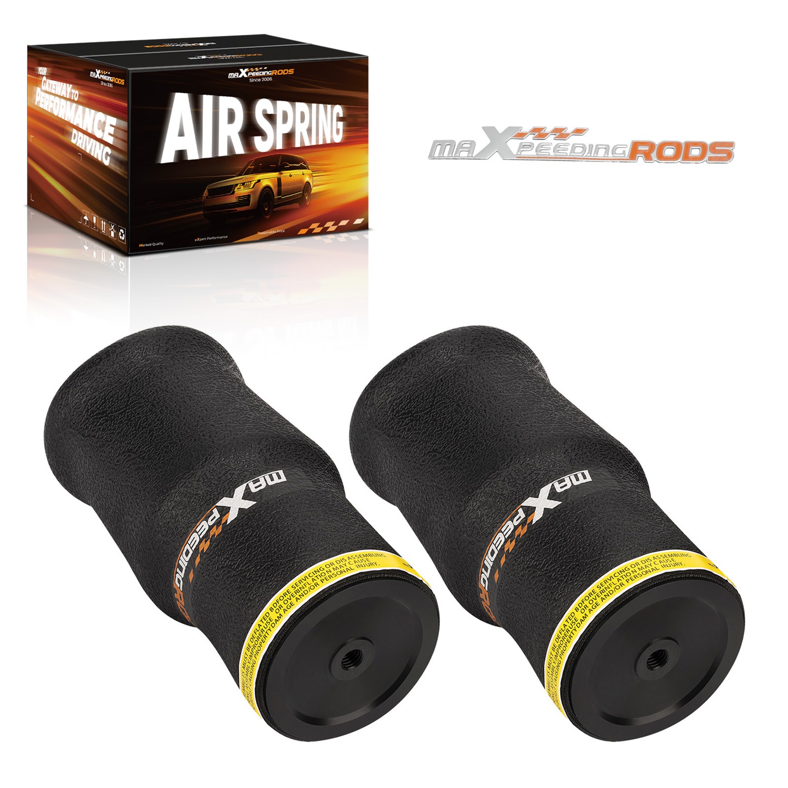 Pair Air Suspension Bag for Firestone W02-358-7036 Cab for Peterbilt W023587036