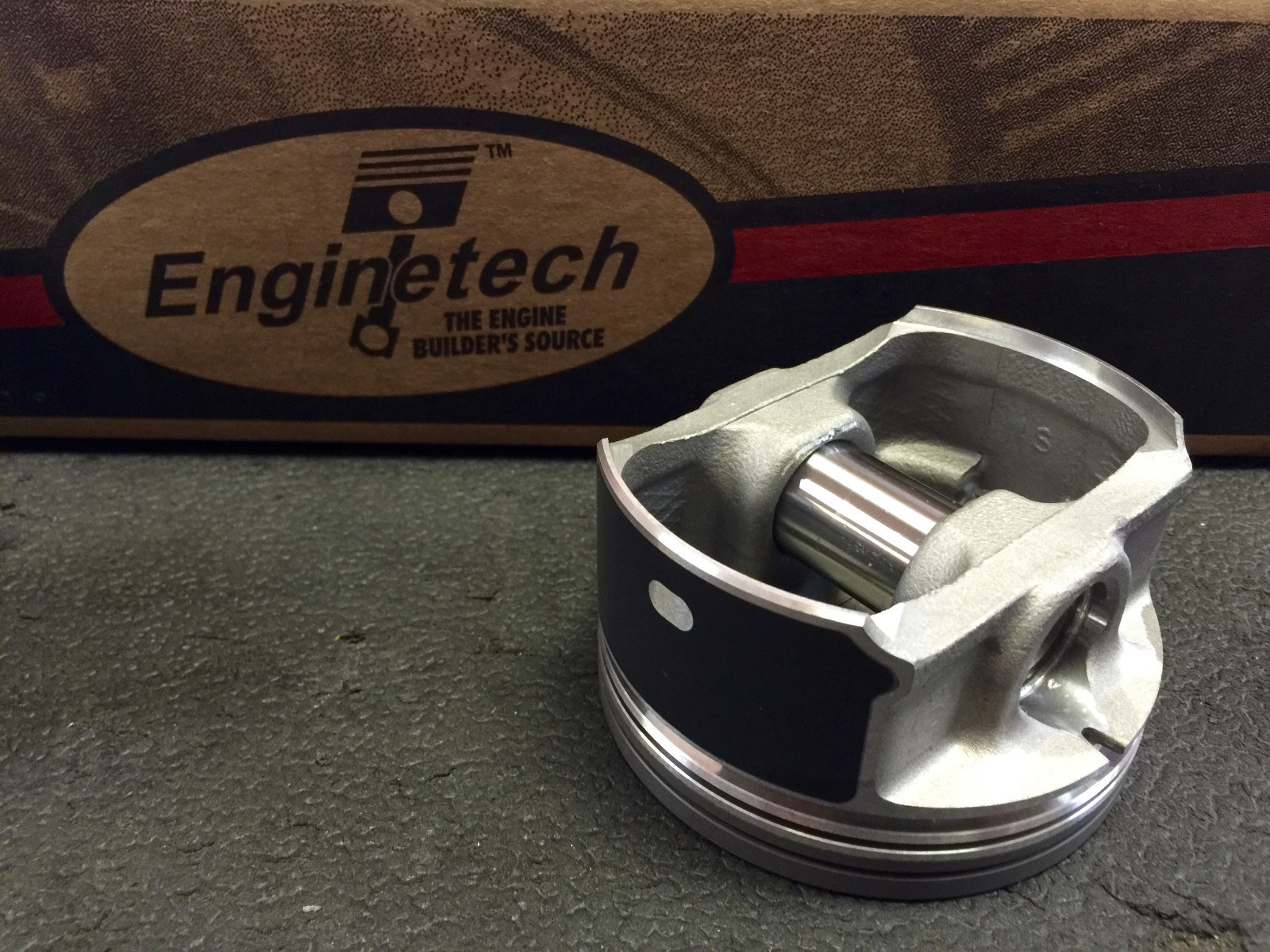 3.780" Bore Coated Flat Top Pistons Set for 2005-2009 Chevrolet LS 4.8L 5.3L