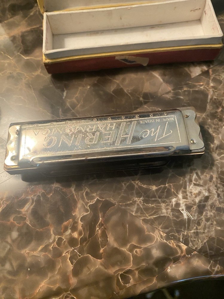 Hering Harmonica In Original Box Made In Brazil
