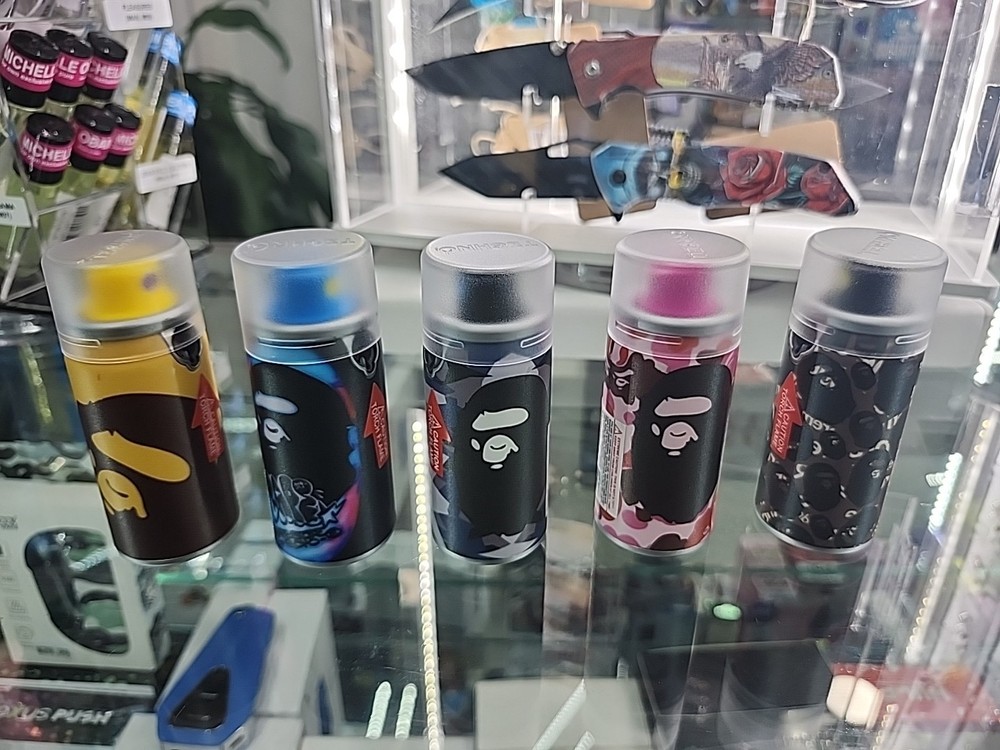 Techno Torch Lighter Single Flame SPRAY Refillable Butane