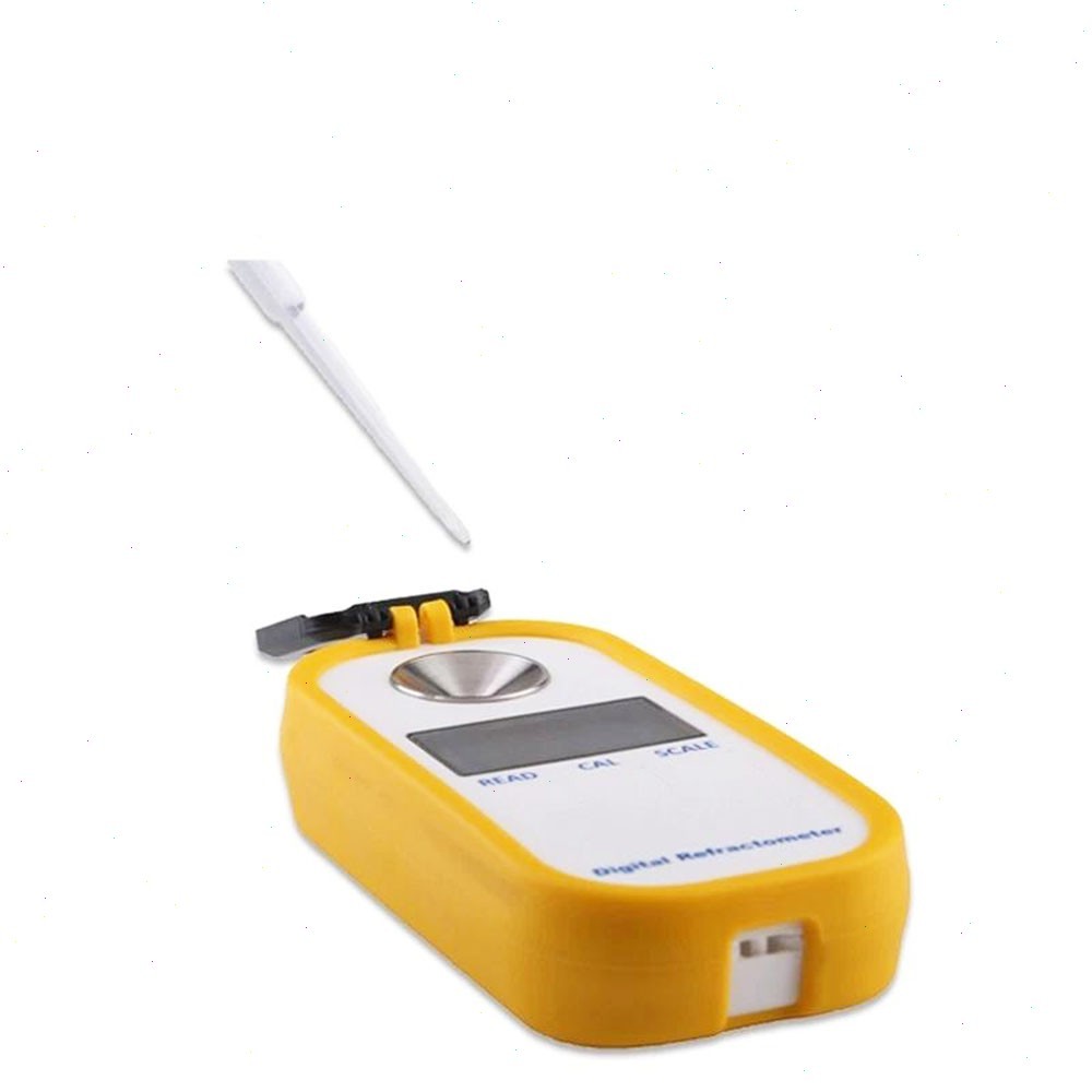 Brix Meter with Measuring Accuracy ± 0.2% Brix Portable Digital Refractometer