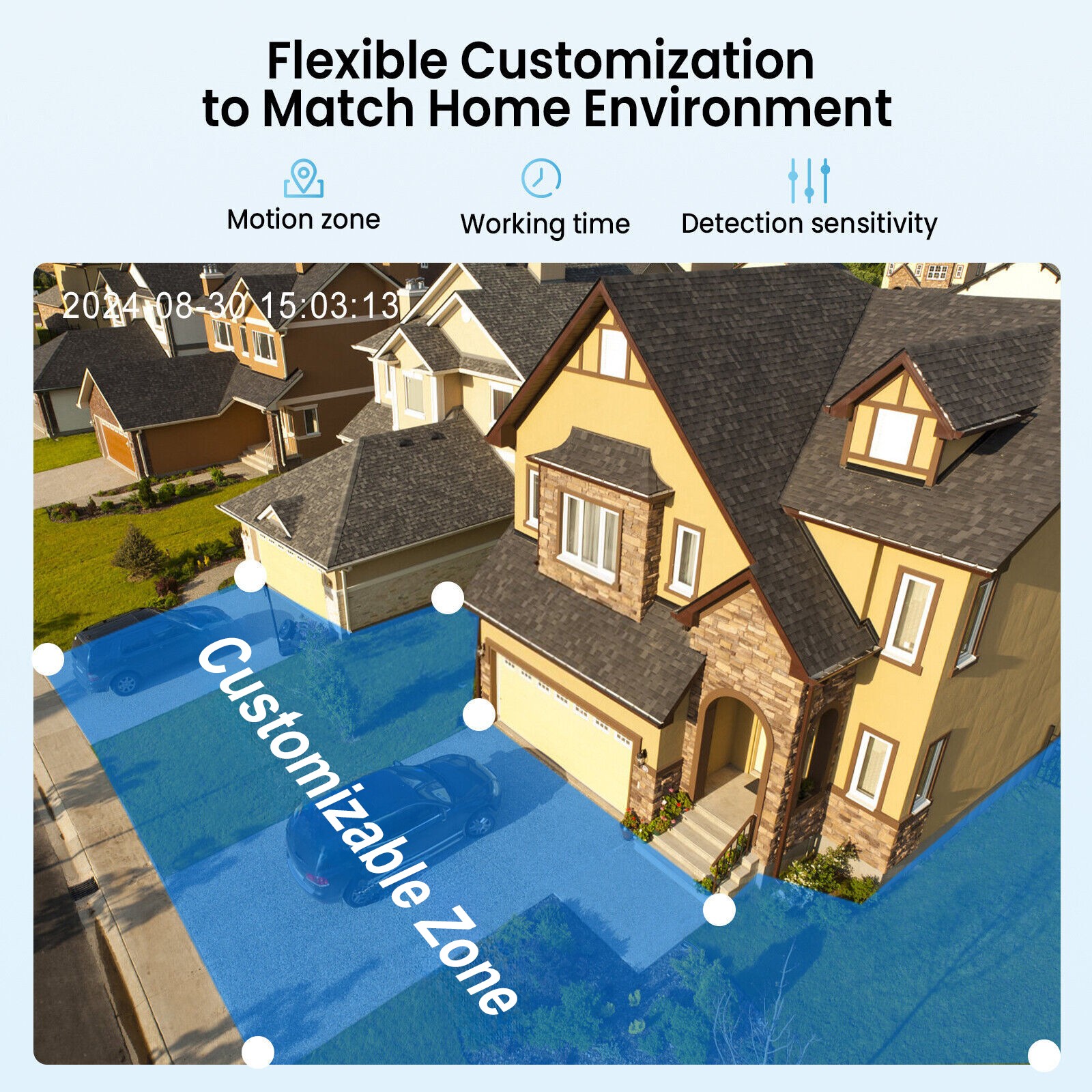 ARCCTV 4MP WiFi6 Wireless Security Camera System Solar Powered Outdoor PTZ CCTV