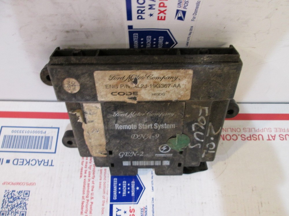 2011 FORD FOCUS 2.0L Remote Starter System Module AL2J-19G367-AA START COMPUTER