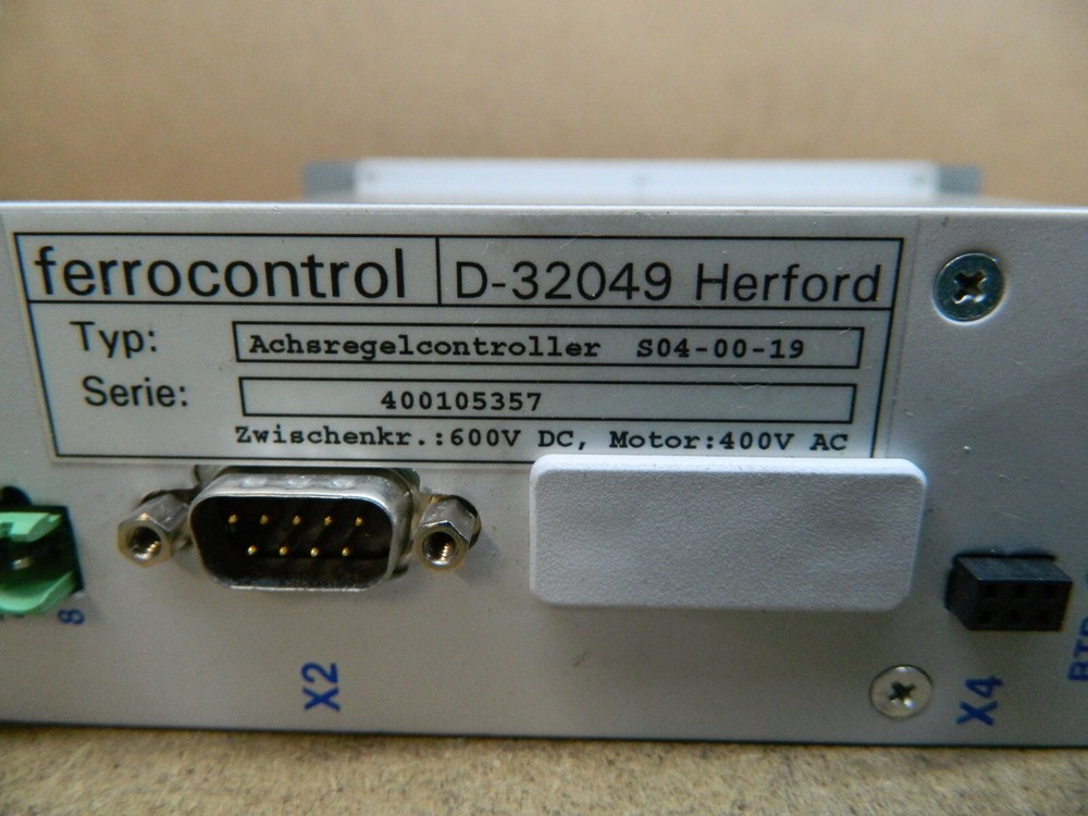 Ferrocontrol Axis Control Controller S04-00-19 DC Link 600V