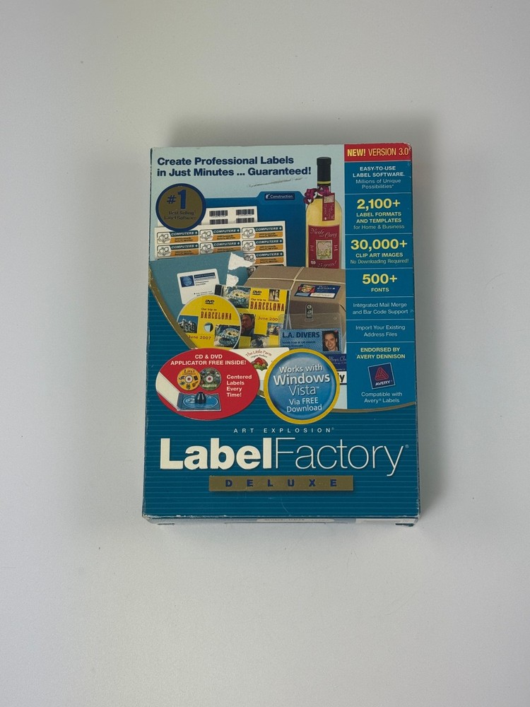 Art Explosion Label Factory Collection For Windows | NO VALIDATION CODES