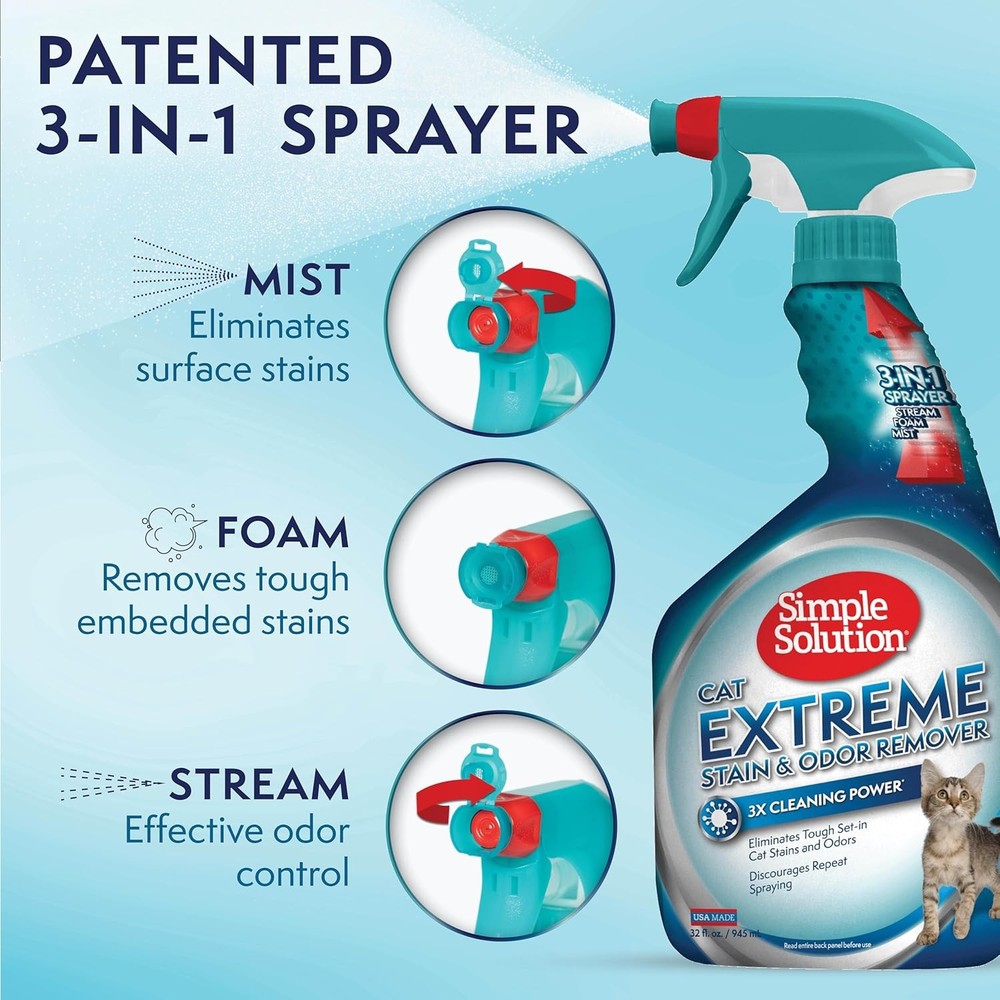 Extreme Cat Stain & Odor Remover, 32oz