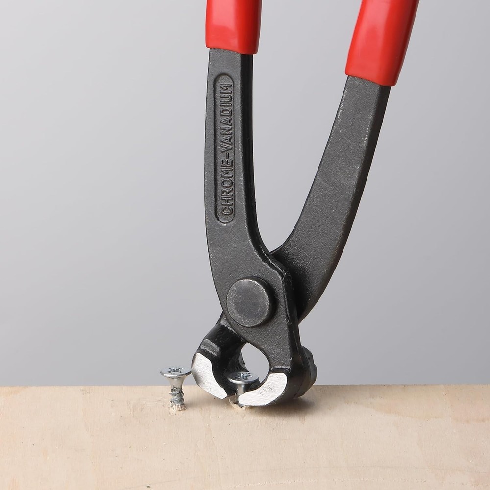 Bates 8-Inch Nail Puller - Durable End Cutting Pliers, Rust Resistant Tool