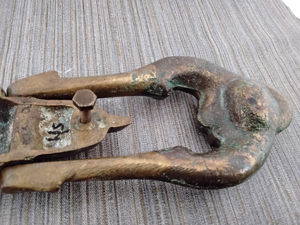 Antique Brass Victorian Era Door Knocker
