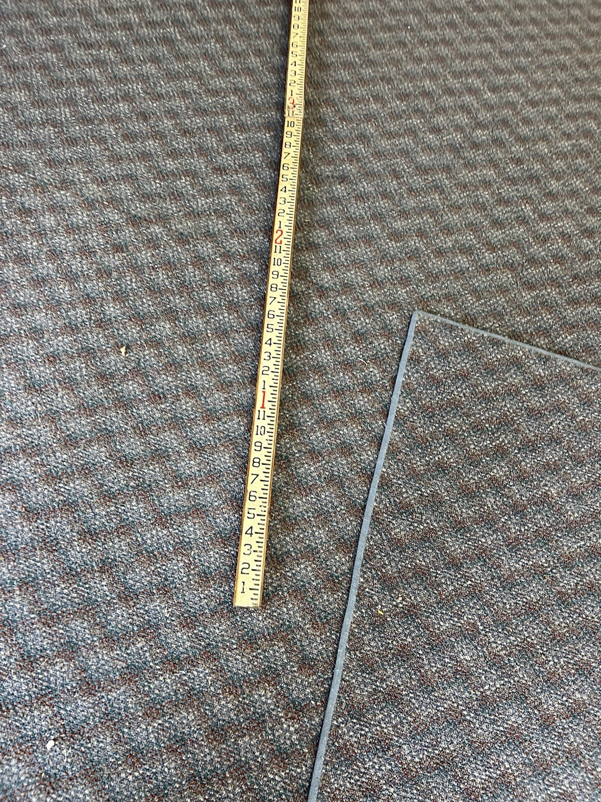 Vintage Wood Measuring Stick rule survey grade rod extending story pole transit