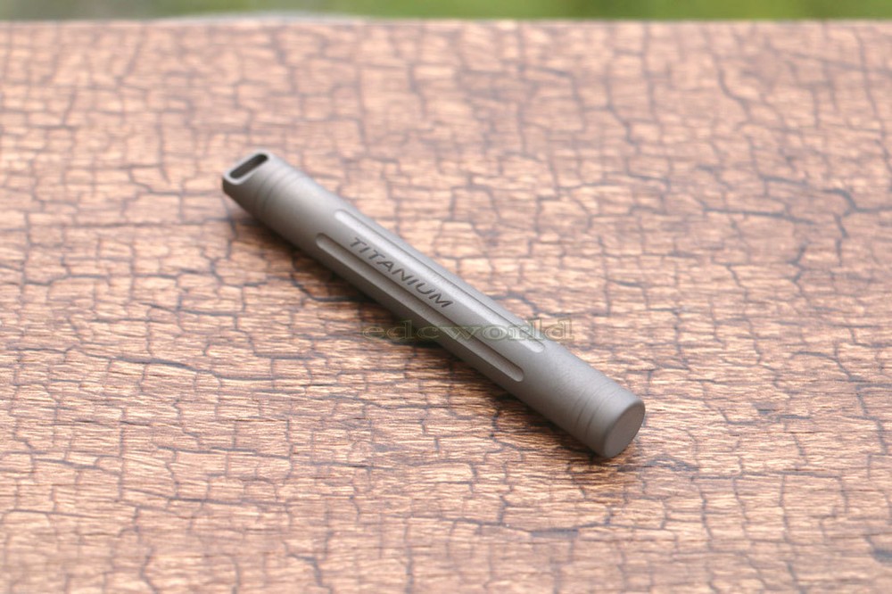 EDC Titanium Portable Outdoor Multi Tool Waterproof Pill Capsula Case Box