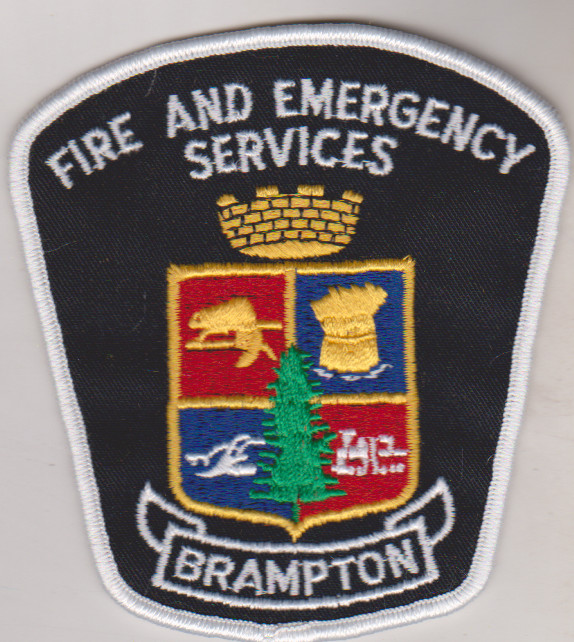 Brampton ON Fire and Emergency Services patch
