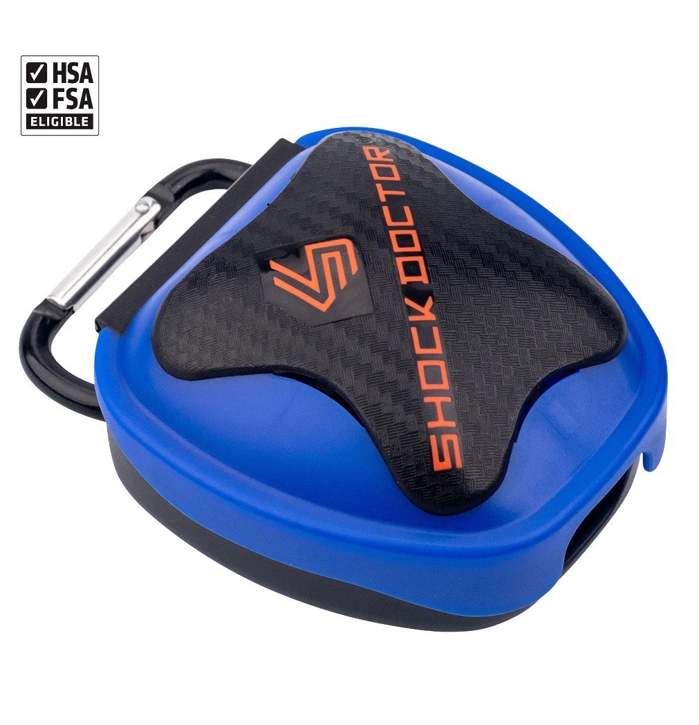 SHOCK DOCTOR SPORT MouthGuard Case Ventilated Universal • Blue