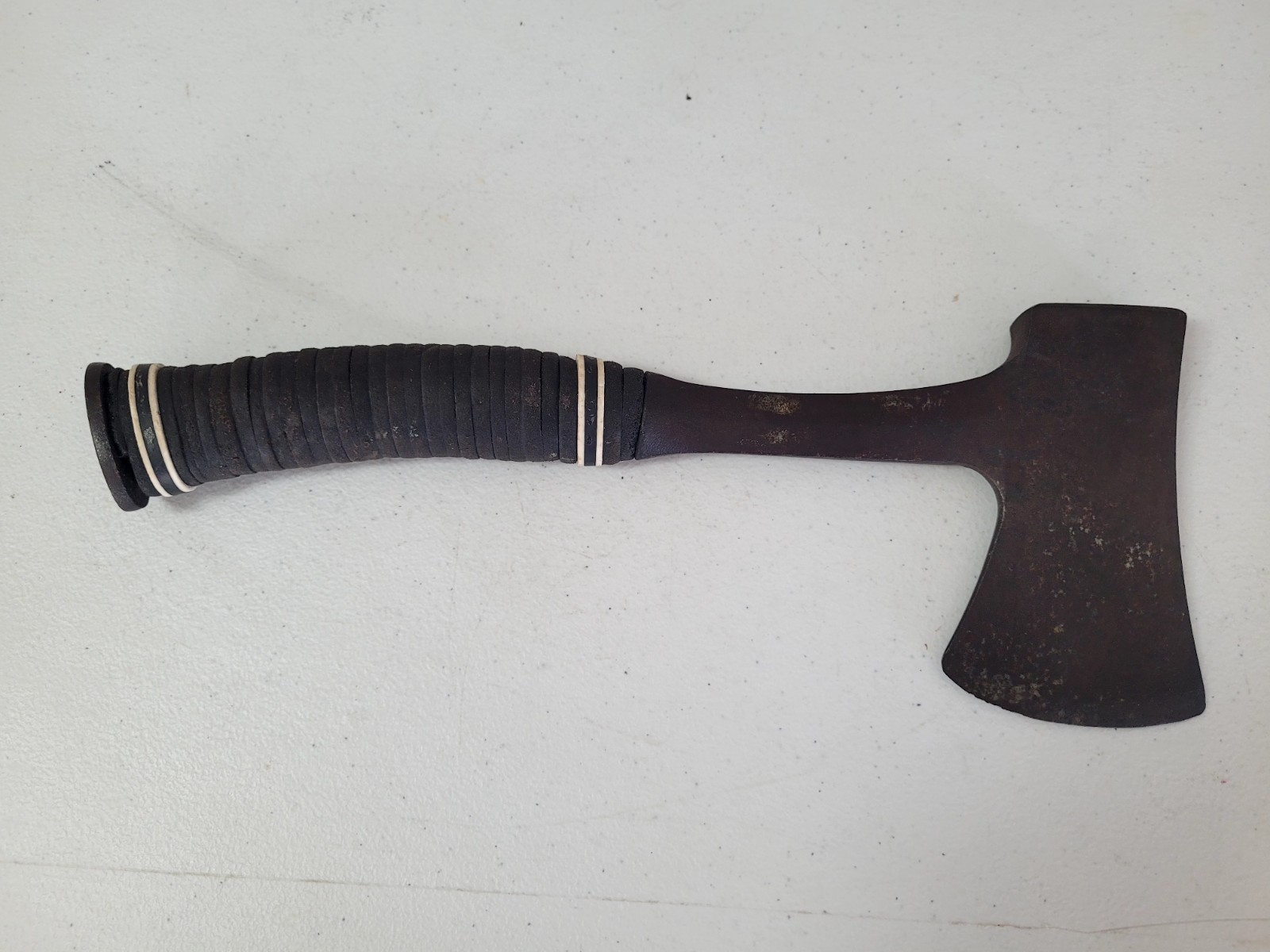 Vintage ESTWING Hatchet USA with Leather Stack Handle 13"