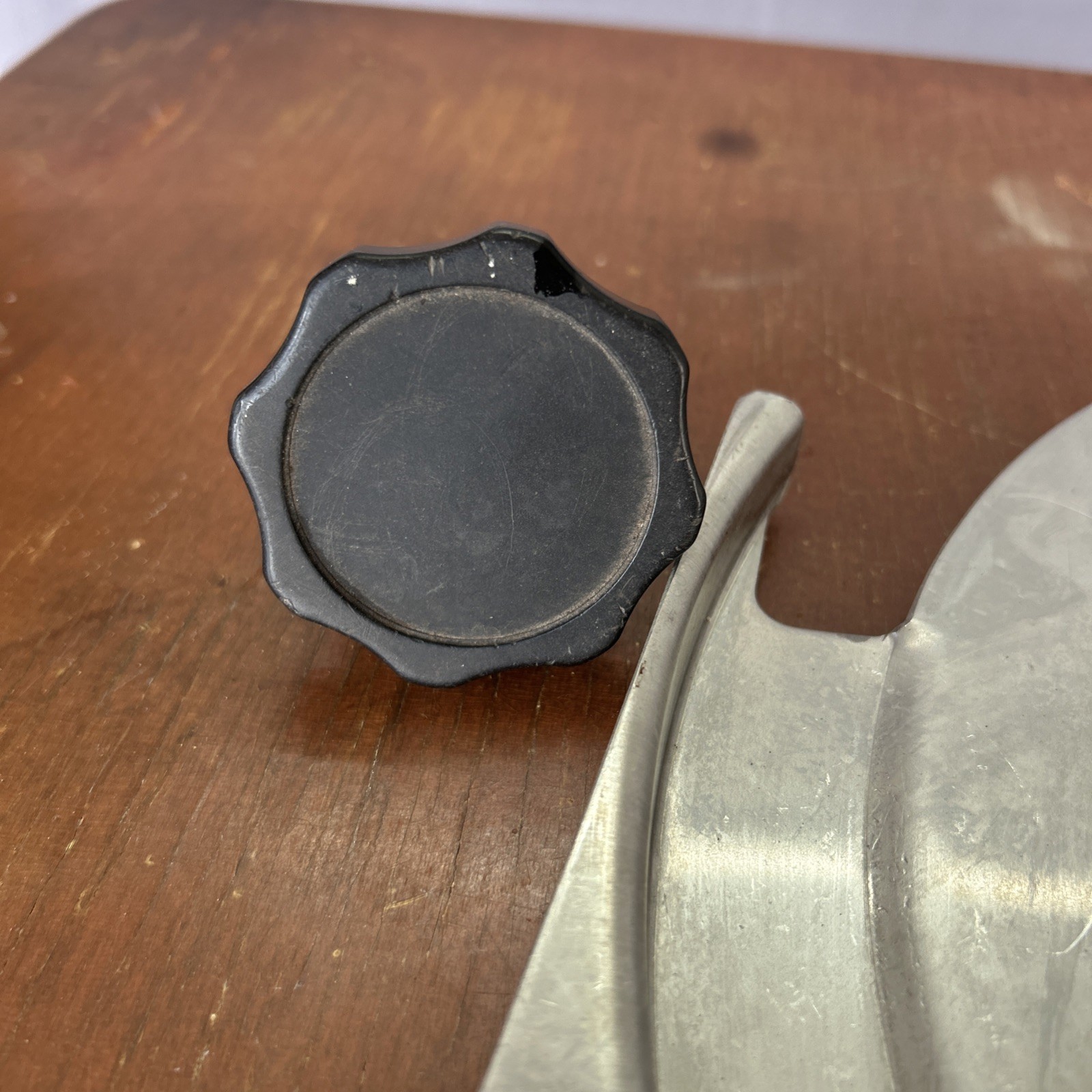 HOBART 512 Slicer Knife Guard Cover Assembly Stainless Steel with Set Screw 12”