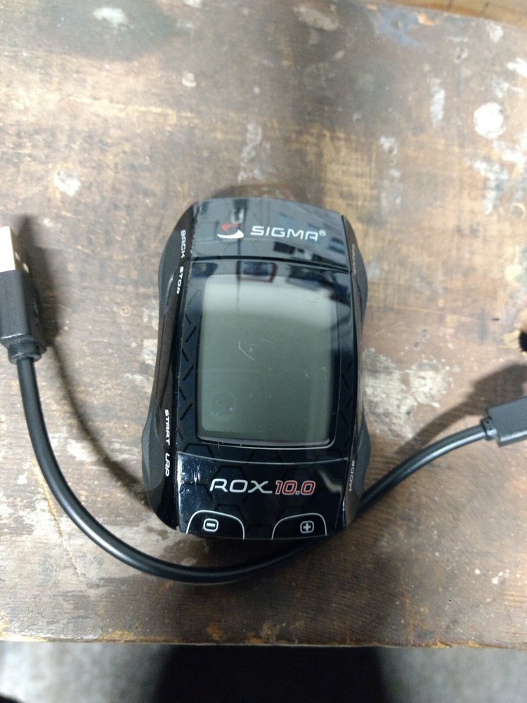 SIGMA ROX 10.0 Basic GPS Bike Computer Ant With Speed Heart Rate Data, B