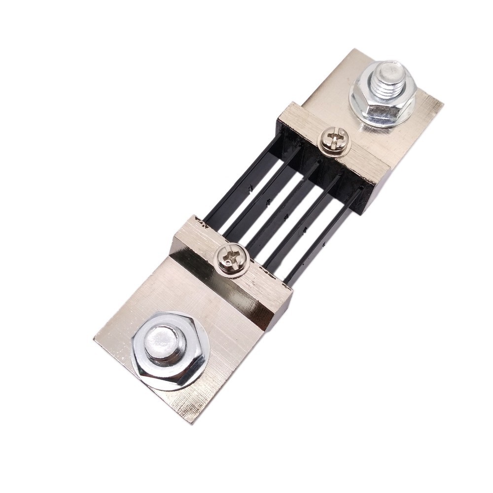 1pcs Blue LCD Digital AMP Current Panel Meter Ammeter DC 500A & Shunt