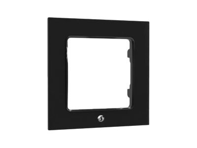 Shelly · flush-mounted accessories·""wall frame 1""· wall button frame· WF1 BLACK