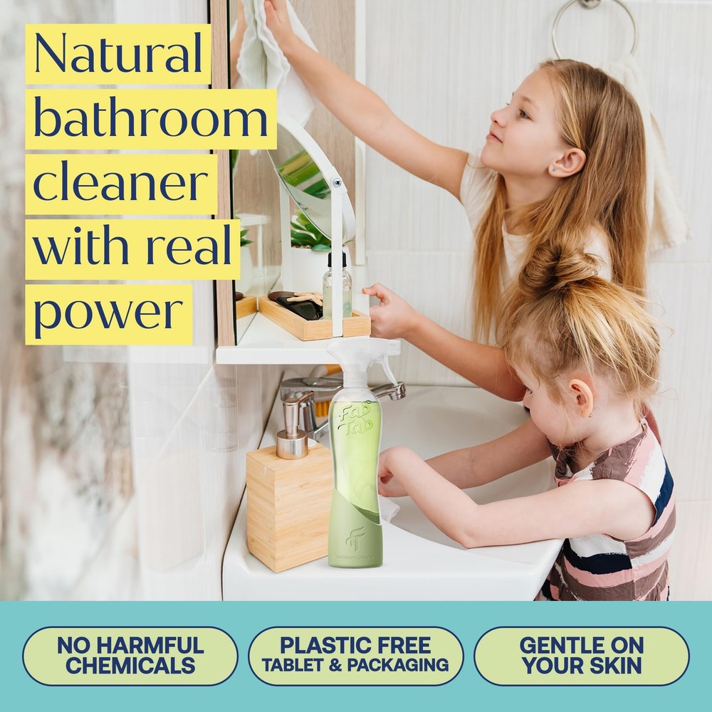 Bathroom Cleaning Spray Refill Tablets - All-Purpose Cleaner Spray Tablets - ...