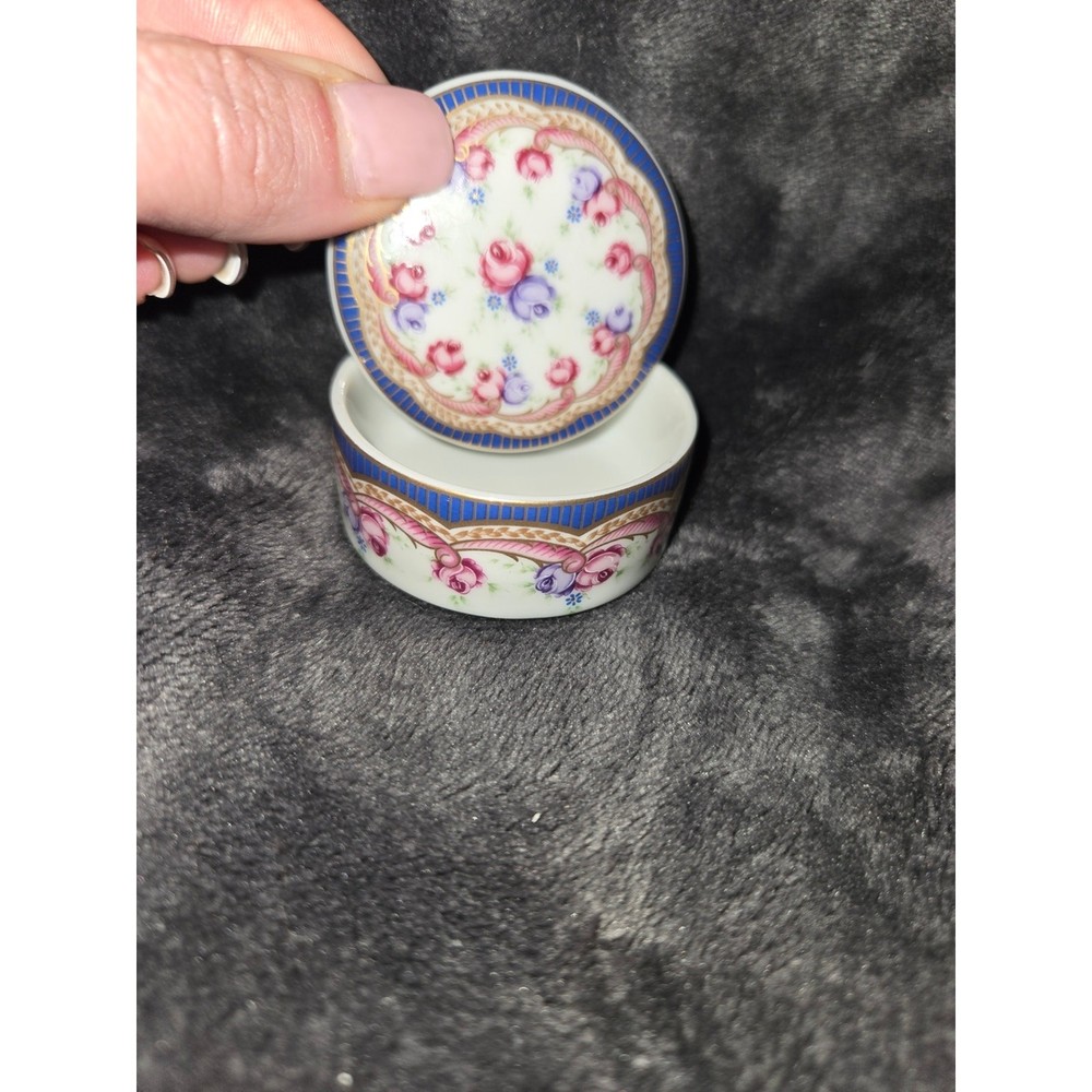 vintage lefton Trinket Box