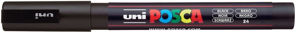 POSCA 3M Fine Bullet Tip Pen-Black