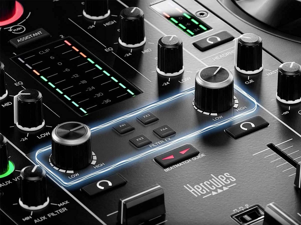 Hercules DJControl Inpulse 500: 2-deck USB DJ controller for Serato and...