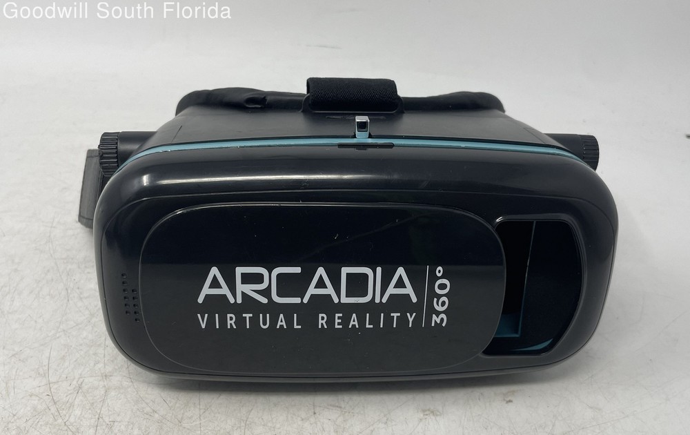 Arcadia Black Adjustable Strap Smartphone 360 Virtual Reality Headset