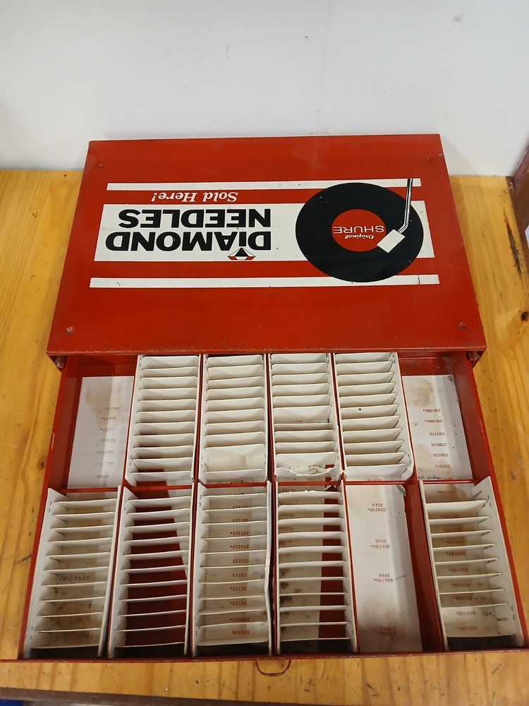 Shure Stylus Display Drawer Needle Shop Vinyl