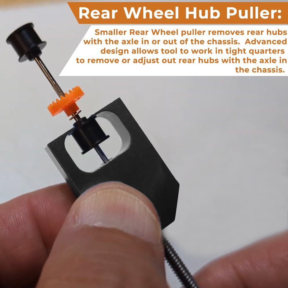 HO Slot Car Tool Wheel Hub Gear Press Wheel Hub Puller Crown Gear Puller Package