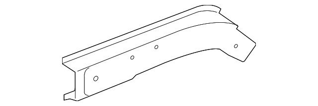 Genuine GM Driver Side Front Engine Compartment Inner Rail 15119526