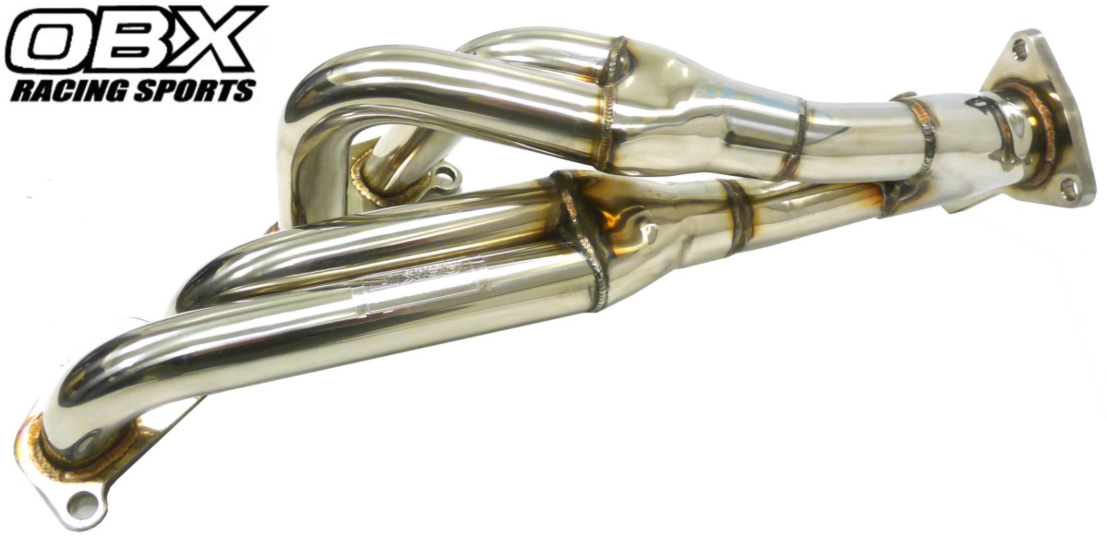 OBX Stainless Manifold 05-09 Nissan Frontier 2.5L 2/4WD 4-2-1 Race 1O2 No EGR