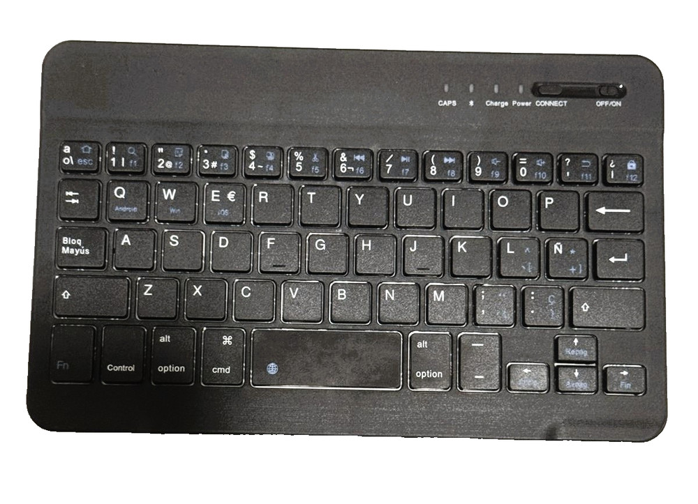 Mini Bluetooth Wireless Keyboard Ultra Slim Rechargeable Portable Compact