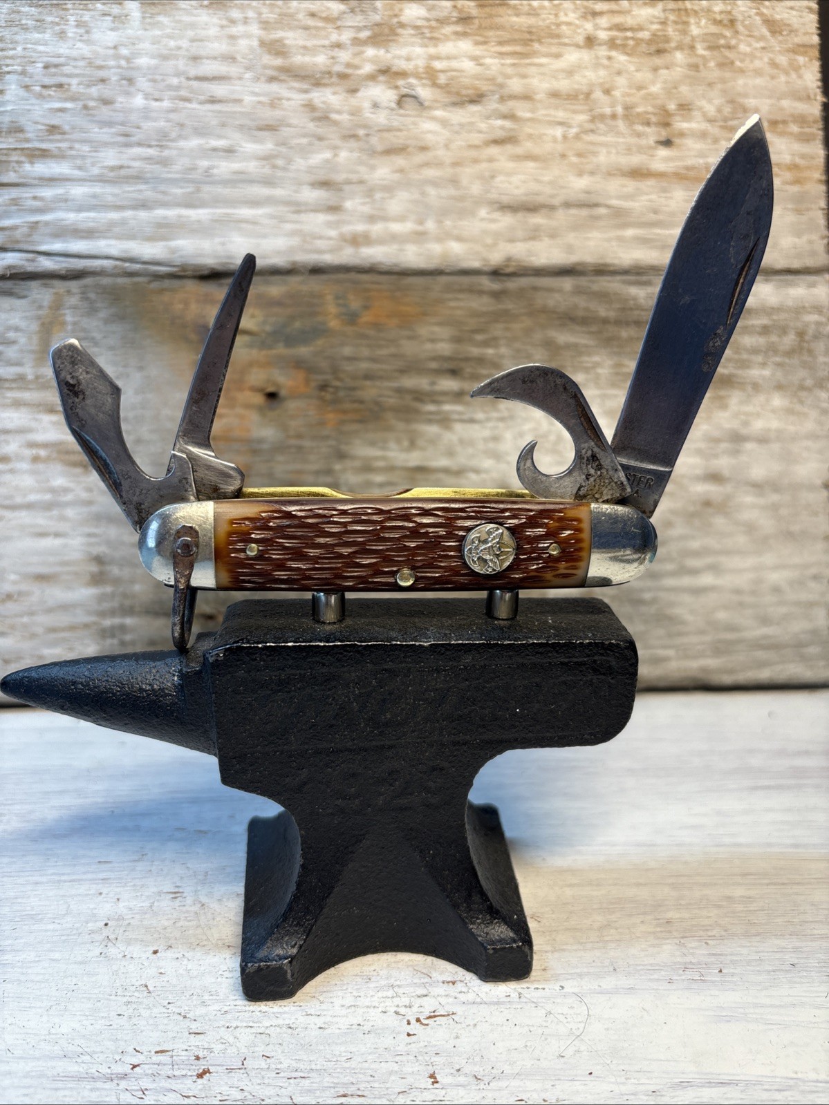 Vintage Boy Scout Ulster USA Pocket Knife Beautiful Clean Very Nice