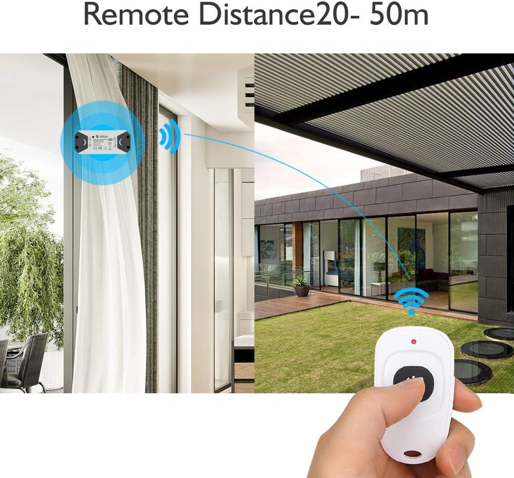 eMylo Smart RF Motor Controller Switch Wireless Relay Module 2 PACK DC12V