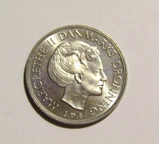 Denmark 1973 1 Krone unc Coin